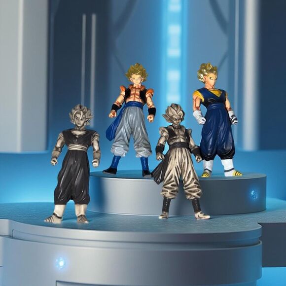 Lot of 4 Bandai Mini Dragon Ball Z Figures B3 - Picture 1 of 5